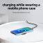 New Trending Transparent Wireless Charger for iphone 14 13 Magnet Charging Built in 1.5M Cable Fast Magnetic Wireless Chargers
