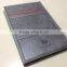 stitching notebook with custom silver logo