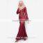 2016 Women fashionable high quality islamic dress design with OEM supply D236