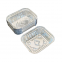 Aluminum Foil Tray 350ml Rectangular Disposable Container for Food Storage and Baking
