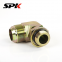 American Standard Adjustable Swivel 90° Elbow, Hydraulic Oil Tube Transition Elbow, Hydraulic Pressure Gauge Fitting (Model 1JG9)