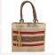 Surpermarket promotional High qulaity jute shopping bag