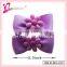 Environmental material flower ribbon bow knekki hair elastic band headwear (XH12-2107)