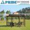 Outdoor Octagonal Awning Tenda Gazebo 4x4 Garden Wrought Iron Gazebo