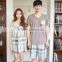 Noya Customized ZM 0250 Checks Couple Pajamas Set