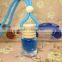 2015 new design mini 5ml hanging car perfume bottle