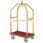 Titanium Gold-Plated Hotel Luggage Cart