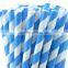 Party decoration cute dark pink mini spots paper drinking straw