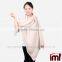 100 % Pure Cashmere Scarves Sweater Crochet Lady Poncho Cashmere with Buffalo Horn Button