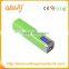 Wholesale custom aluminum alloy digital display lipstick 2600mAh power bank