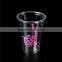 16oz tableware plastic cup,disposable cup with lid