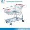 Asian Type Supermarket Shopping Cart Metal Shopping Trolley