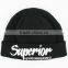 promotional beanie with embroidery logo, 3d embroidery ski beanie