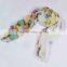 fashion Gradient color long scarf ,women polyester new model scarves for wholesale