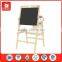 toys children double plate chalkboard tabula rasa and blackboard in one stand wooden wholesale drawing educational toy