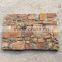Format Stone Panel---Rusty Yello Slate-----Wall Cladding for decorating Villa