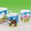 colorful flowers 2015 NEW ceramic mug, Pink crystalline glaze