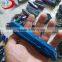 Natural different colours of small aura drilled raw crystal points