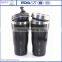 Hot selling 16oz double wall clear outer plastic inner stainless steel travel tumbler coffee car mug