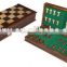 Handmade Folding Board Wooden Chess Set Storage Box
