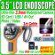 DVR Endoscope Borescope 3.5" LCD 1M Recordable 5x Zoom Free 8GB Video 3.9mm Inspection Camera