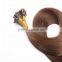 Wholesale Full cuticle hight quality Keratin I tip Hair/U tip hair/Flat tip hair extension