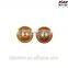 2016 2 hole fish eye button natural corozo button for clothes dyeing color