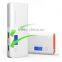 new design menu power bank 100000mah with 3 usb fast charging