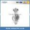 OEM Precision Lug Type Stainless Steel Handwheel Butterfly Valve Metal Sealing