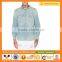 Vintage Wash Casual Distressed Long Sleeve Guangdong Denim Men Shirts                        
                                                Quality Choice