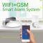newest gsm alarm system GS-S1 from golden security & gsm home alarm system smart home wifi alarms with camera