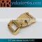 Yukai high quality 1/2' metal bag belt buckle 13mm belt buckle in zinc alloy
