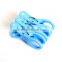 2016 new Tulip design 3pieces soft grip pegs with PP material ISO certificate plastic clothes