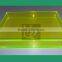 Acrylic material Made in China different color square acrylic display serving tray