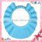 2015 promotional products for baby colorful pattern shower cap plastic baby shower caps