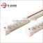 Plastic stopper ceiling and wall mounted sliding curtain rail