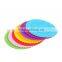 2016 Hot sale custom logo engraved drink coasters silicone rubber