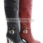 high heels women rubber outsole PU upper boots
