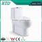 HTD-0840A Dual flush bathroom design ceramic washdown one piece toilet
