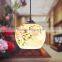 Jingdezhen pastel ceiling pendant light designer restaurant lighting