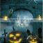 Halloween Scary Pumpkin Lighted up Led Canvas Painting