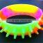 Colorful custom spike silicone wristbands,personalized promotional gifts cheap custom silicone bracelet