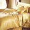 Silk/Cotton Jacquard Bedding Sets--Gold Color