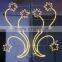 Sparkling Symmetrical Character Art led star shape motif street light christmas decorating