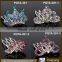 2016 Fashion girls colored rhinestone small mini rhinestone tiara crown