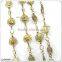 Hot Sale Eye Shaped Decorative Brass Chain