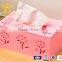 Hollow out pattern paper tablet tissue box