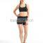OEM Custom Women's Seamless Racerback Sports Bras with Removable Cups High Impact Yoga Bra