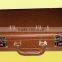 Customized antique old leather suitcases for sale