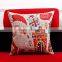2016 Newest Design Linen Cotton Christmas Gift Cushion Cover Home Decor Bed Sofa Throw Pillow Case 17.8"x17.8"